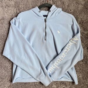 Abercrombie Blue Cropped Sweatshirt